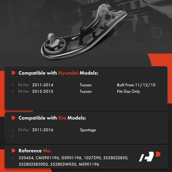 1-Pc Trailing Arm, Rear Right Passenger Side A-Premium APCA8583