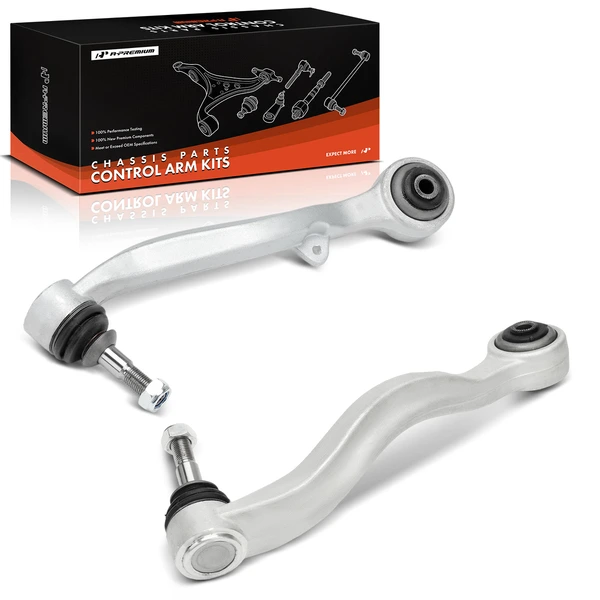 2-Pc Control Arm, Front Lower Rearward with Ball Joint A-Premium CA070