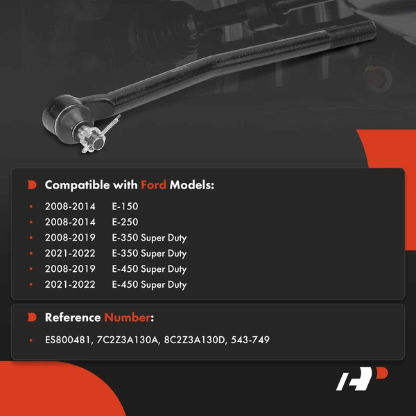 Tie Rod End Front Driver Inner A-Premium APCA9403