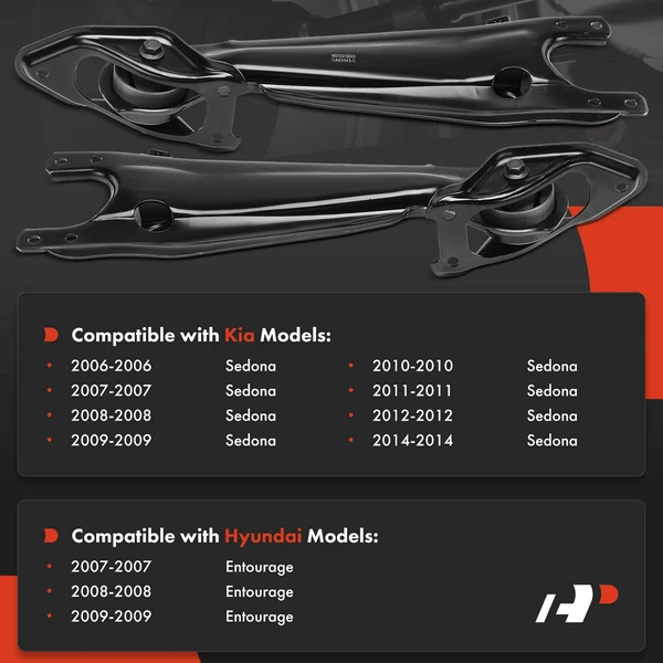 2-Pc Trailing Arm, Rear Driver & Passenger A-Premium APCA5873