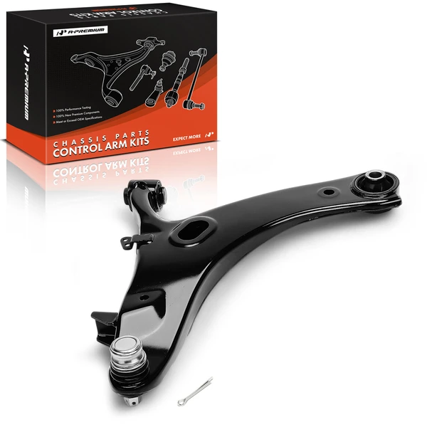 2009-2013 Subaru Forester 1-Pc Control Arm, Front Driver Lower with Ball Joint A-Premium APCA7176