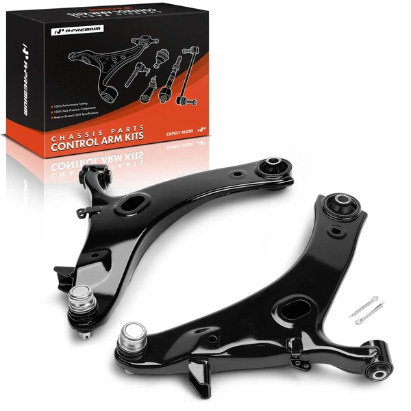 2-Pc Control Arm, Front Driver & Passenger Lower with Ball Joint A-Premium APCA7177