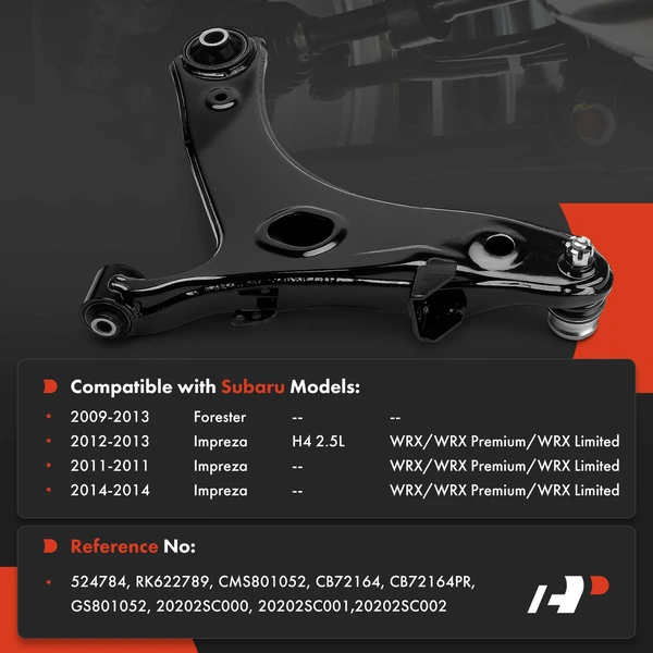 1-Pc Control Arm, Front Passenger Lower with Ball Joint A-Premium APCA7178