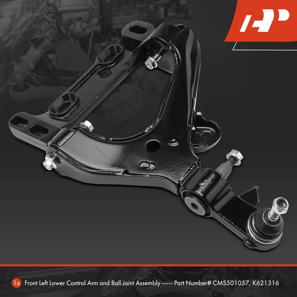 1-Pc Control Arm and Ball Joint Kit, Front Driver Lower with Ball Joint A-Premium APCA4152