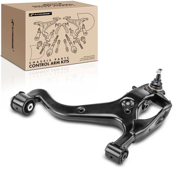 1-Pc Control Arm and Ball Joint Kit, Front Passenger Lower with Ball Joint A-Premium APCA4171
