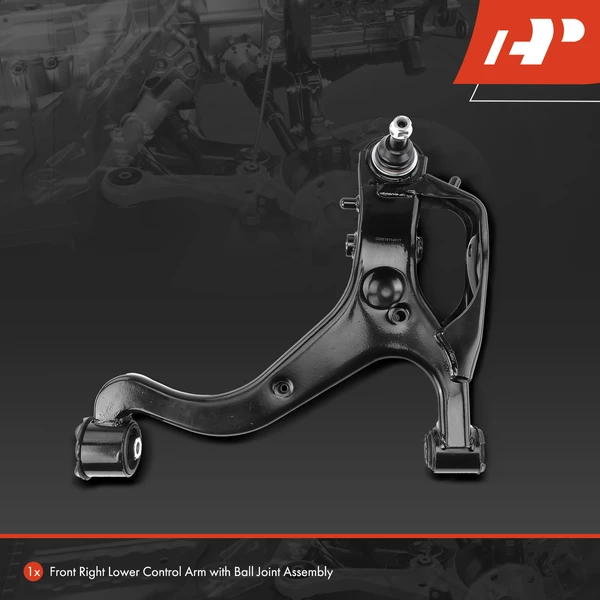 1-Pc Control Arm and Ball Joint Kit, Front Passenger Lower with Ball Joint A-Premium APCA4171
