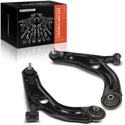 2 Pcs Front Lower Control Arm with Ball Joint