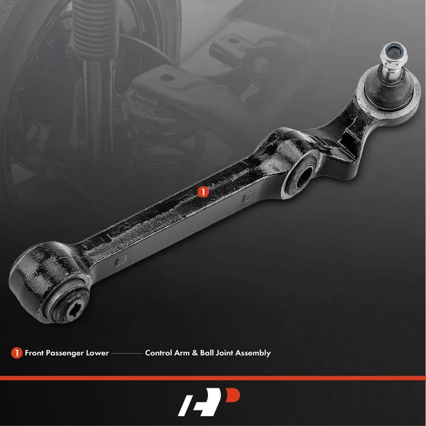 1-Pc Control Arm and Ball Joint Kit, Front Passenger Lower with Ball Joint A-Premium APCA4158