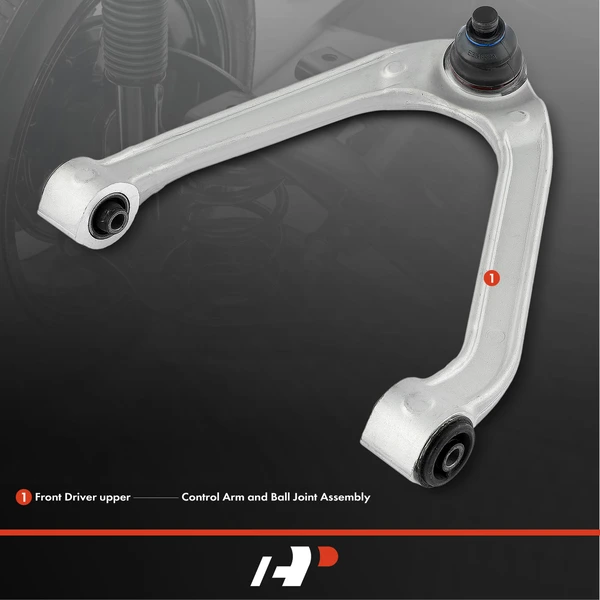 1-Pc Control Arm and Ball Joint Kit, Front Driver Upper with Ball Joint A-Premium APCA4163
