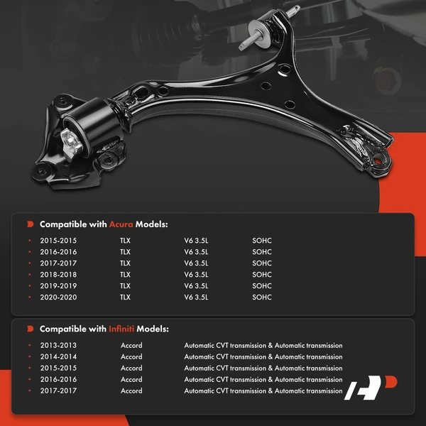 1-Pc Suspension Control Arm, Front Passenger Lower A-Premium APCA4165