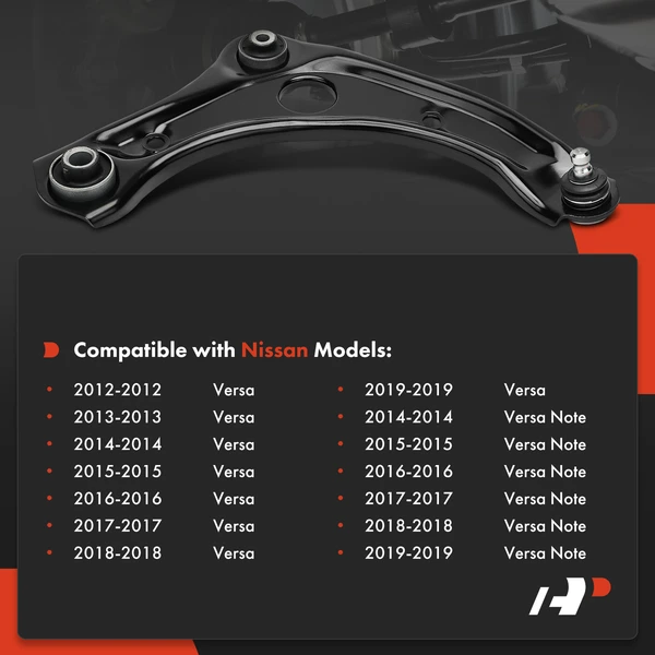 1-Pc Control Arm and Ball Joint Kit, Front Passenger Lower with Ball Joint A-Premium APCA6119