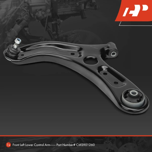 1-Pc Control Arm and Ball Joint Kit, Front Driver Lower with Ball Joint A-Premium APCA6134