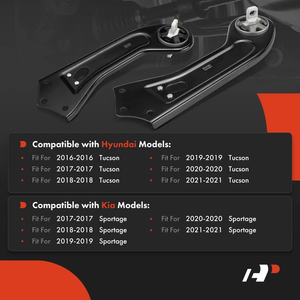 2-Pc Trailing Arm, Rear Driver & Passenger A-Premium APCA5890