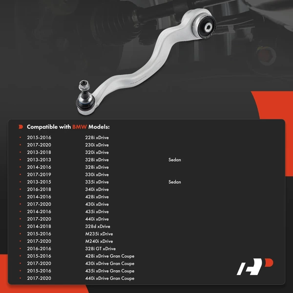 1-Pc Control Arm and Ball Joint Kit, Front Driver Lower Forward with Ball Joint A-Premium APCA4196