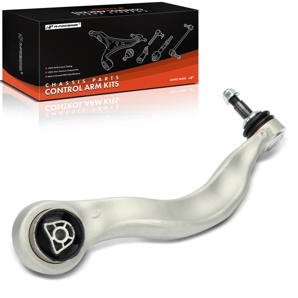 2017-2021 BMW 540i xDrive 1-Pc Control Arm and Ball Joint Kit, Front Driver Lower Forward with Ball Joint A-Premium APCA7205