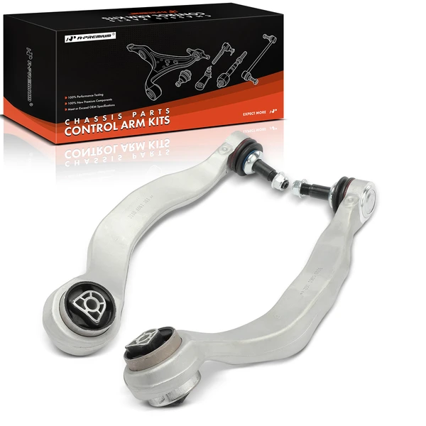 2017-2021 BMW 540i 2-Pc Control Arm and Ball Joint Kit, Front Driver & Passenger Lower Forward with Ball Joint A-Premium APCA7209