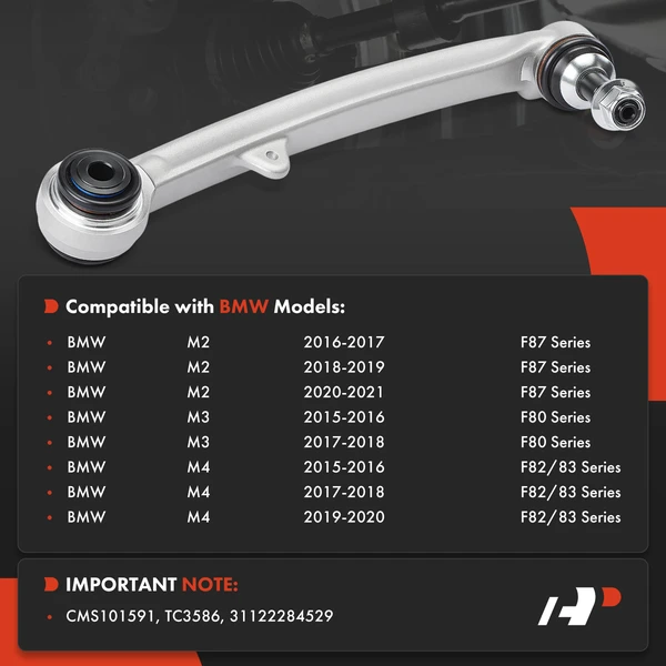 1-Pc Control Arm and Ball Joint Kit, Front Driver Rearward with Ball Joint A-Premium APCA6285