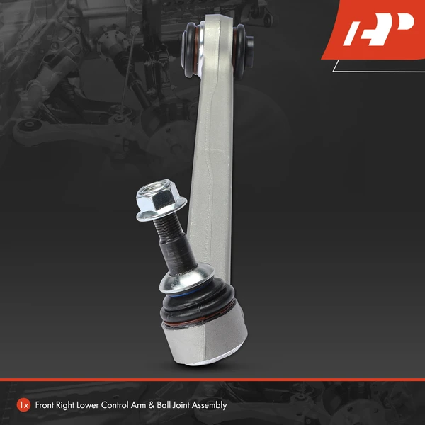 1-Pc Control Arm and Ball Joint Kit, Front Passenger Rearward with Ball Joint A-Premium APCA6286