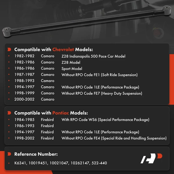 1-Pc Suspension Track Bar, Rear Side A-Premium APCA9408