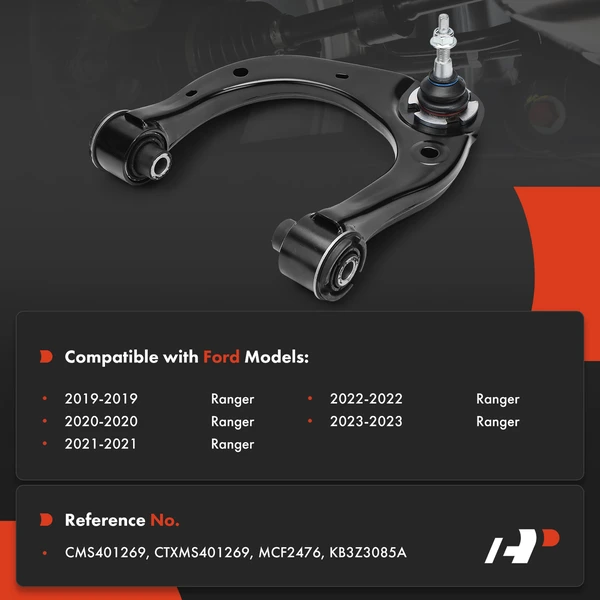 1-Pc Control Arm and Ball Joint, Front Driver Upper with Ball Joint A-Premium APCA8094