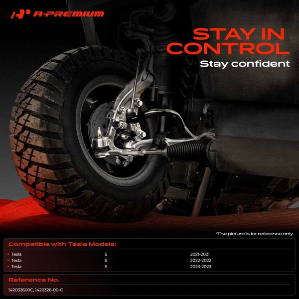 1-Pc Control Arm & Ball Joint Assembly, Front Passenger Upper Side A-Premium APCA9411