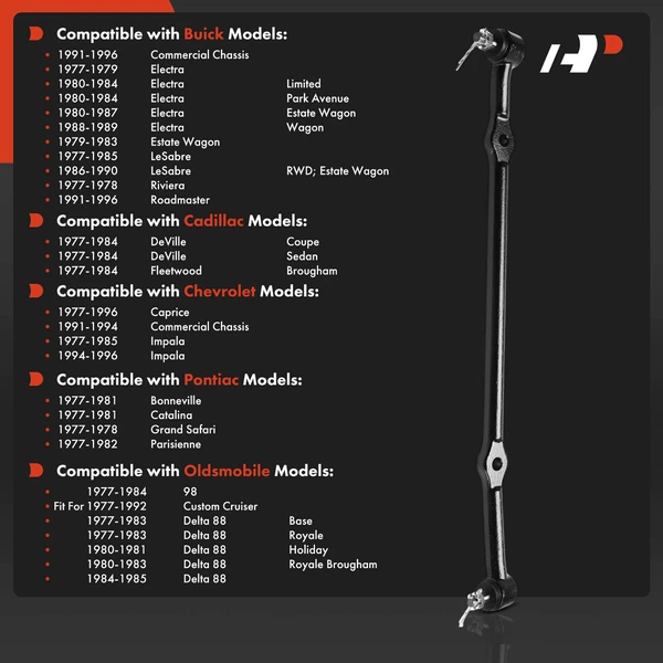 1-Pc Steering Center Link A-Premium APCA9412