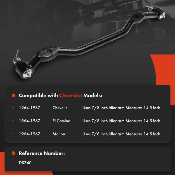 1-Pc Center Drag Link, Front Side A-Premium APCA9418