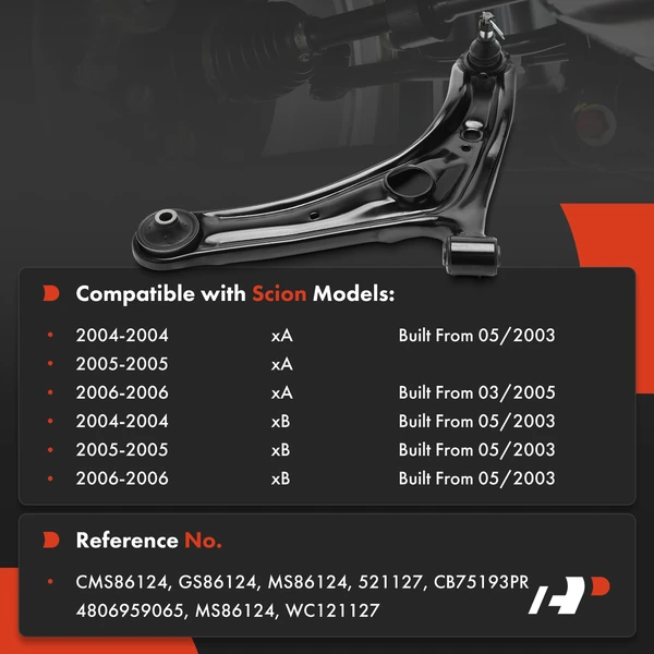1-Pc Control Arm, Front Driver Lower with Ball Joint A-Premium APCA8914