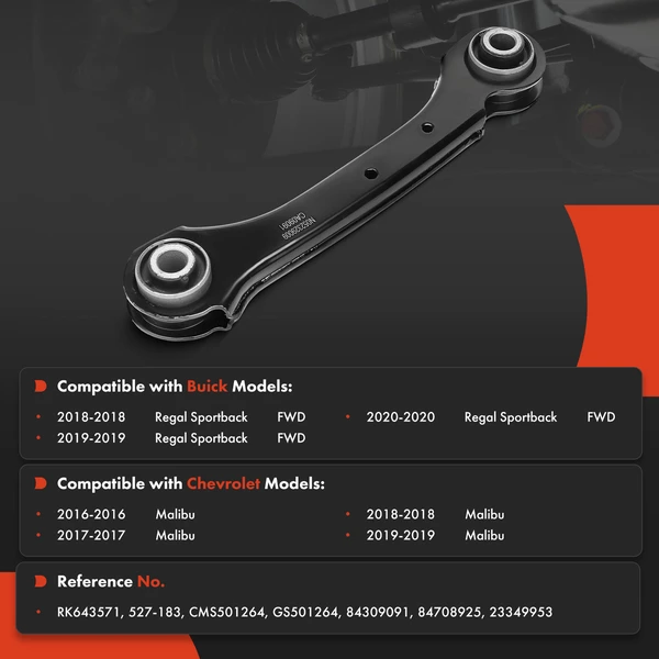 1-Pc Control Arm, Rear Driver Upper Forward A-Premium APCA5586