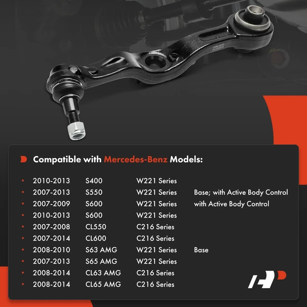 1-Pc Control Arm, Front Driver Lower Rearward with Ball Joint A-Premium APCA7925