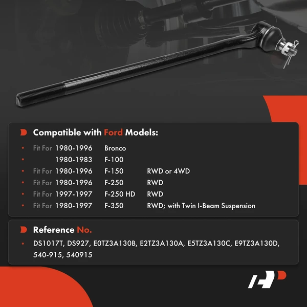 Tie Rod End Front Driver Inner A-Premium APCA9435