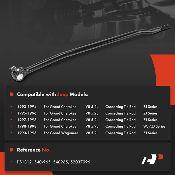 Tie Rod End Front Driver Inner A-Premium APCA9436