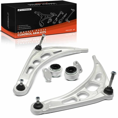 4 Pcs Front Lower Control Arm & Bushing