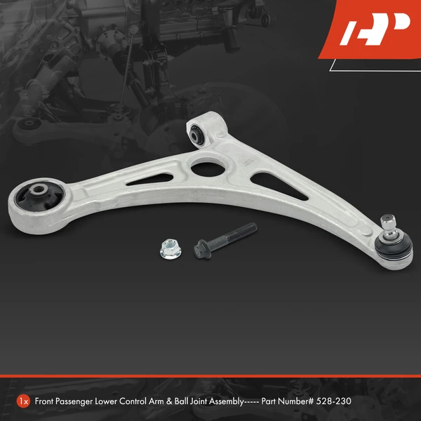 1-Pc Control Arm and Ball Joint Kit, Front Passenger Lower with Ball Joint A-Premium APCA5611