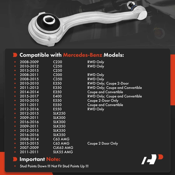 1-Pc Control Arm and Ball Joint Kit, Front Driver Lower Forward with Ball Joint A-Premium APCA4242