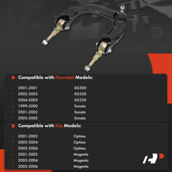 1-Pc Control Arm and Ball Joint Kit, Front Driver Upper with Ball Joint A-Premium APCA8110