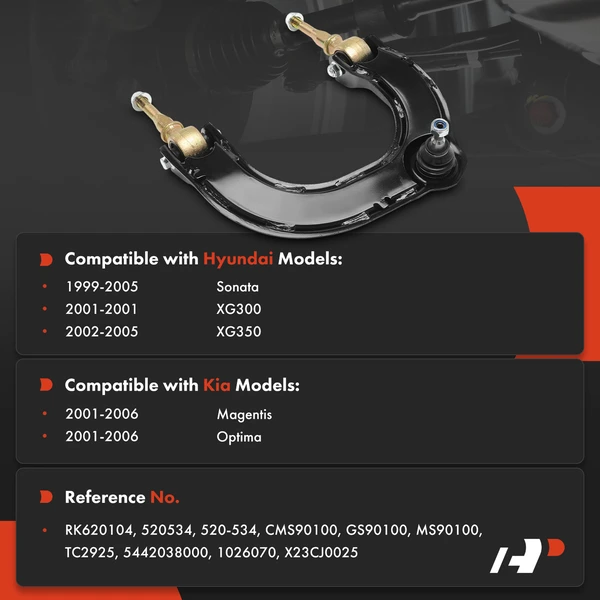 Control Arm Ball Joint Assembly Front Passenger Upper A-Premium APCA8111