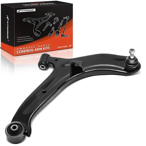 2000-2006 Hyundai Accent 1-Pc Control Arm and Ball Joint Kit, Front Passenger Lower with Ball Joint A-Premium APCA8112