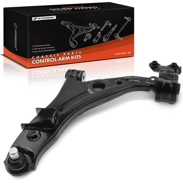 1-Pc Control Arm and Ball Joint Kit, Front Driver Lower with Ball Joint A-Premium APCA0438
