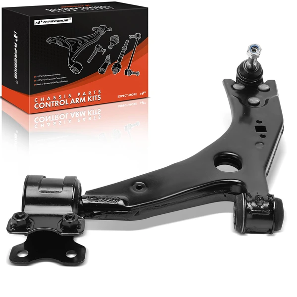 2004-2007 Volvo S40 1-Pc Control Arm and Ball Joint Kit, Front Driver Lower with Ball Joint A-Premium APCA8120