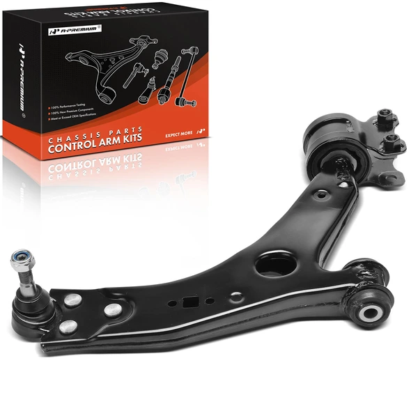2005-2007 Volvo V50 1-Pc Control Arm and Ball Joint Kit, Front Passenger Lower with Ball Joint A-Premium APCA8121