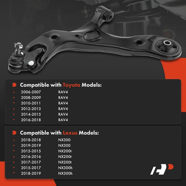 1-Pc Control Arm and Ball Joint Kit, Front Driver Lower with Ball Joint A-Premium APCA3694