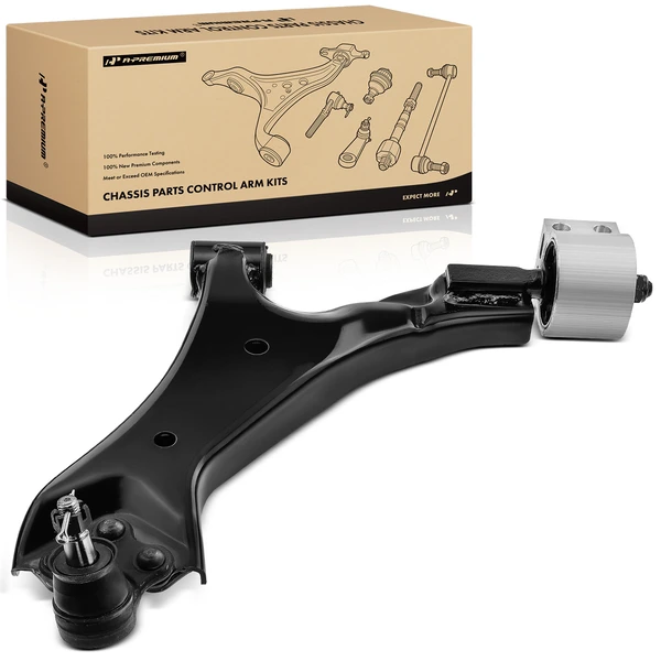 1-Pc Control Arm and Ball Joint Kit, Front Driver Lower with Ball Joint A-Premium APCA3702