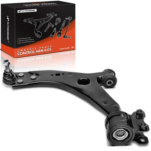 2006-2011 Volvo V50 1-Pc Control Arm and Ball Joint Kit, Front Driver Lower with Ball Joint A-Premium APCA3705