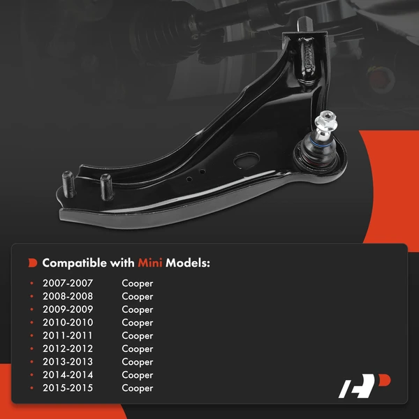 1-Pc Control Arm and Ball Joint Kit, Front Driver Lower with Ball Joint A-Premium APCA4282