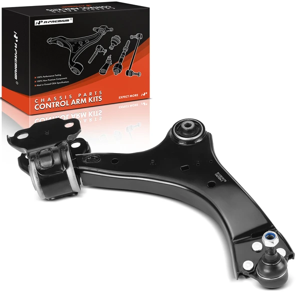 2008-2010 Volvo V70 1-Pc Control Arm and Ball Joint Kit, Front Passenger Lower with Ball Joint A-Premium APCA0225
