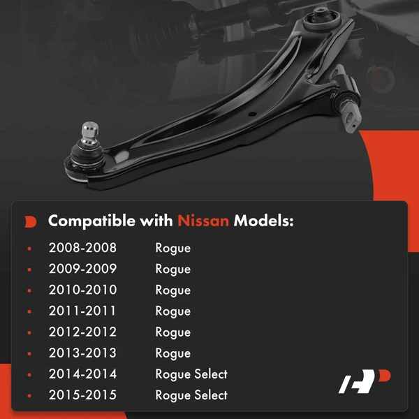 1-Pc Control Arm and Ball Joint Kit, Front Passenger Lower with Ball Joint A-Premium APCA4284