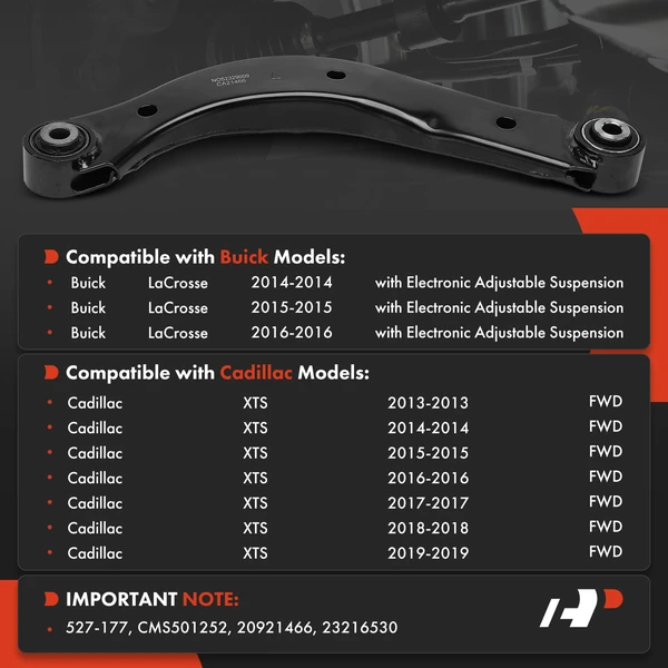1-Pc Control Arm, Rear Driver Upper A-Premium APCA5626