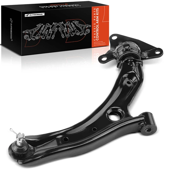 2009-2013 Honda Fit 1-Pc Control Arm and Ball Joint Kit, Front Passenger Lower with Ball Joint A-Premium APCA4287