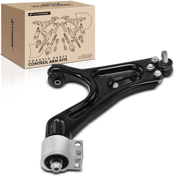 1999-2001 Saab 9-5 1-Pc Control Arm and Ball Joint Kit, Front Passenger Lower with Ball Joint A-Premium APCA0230